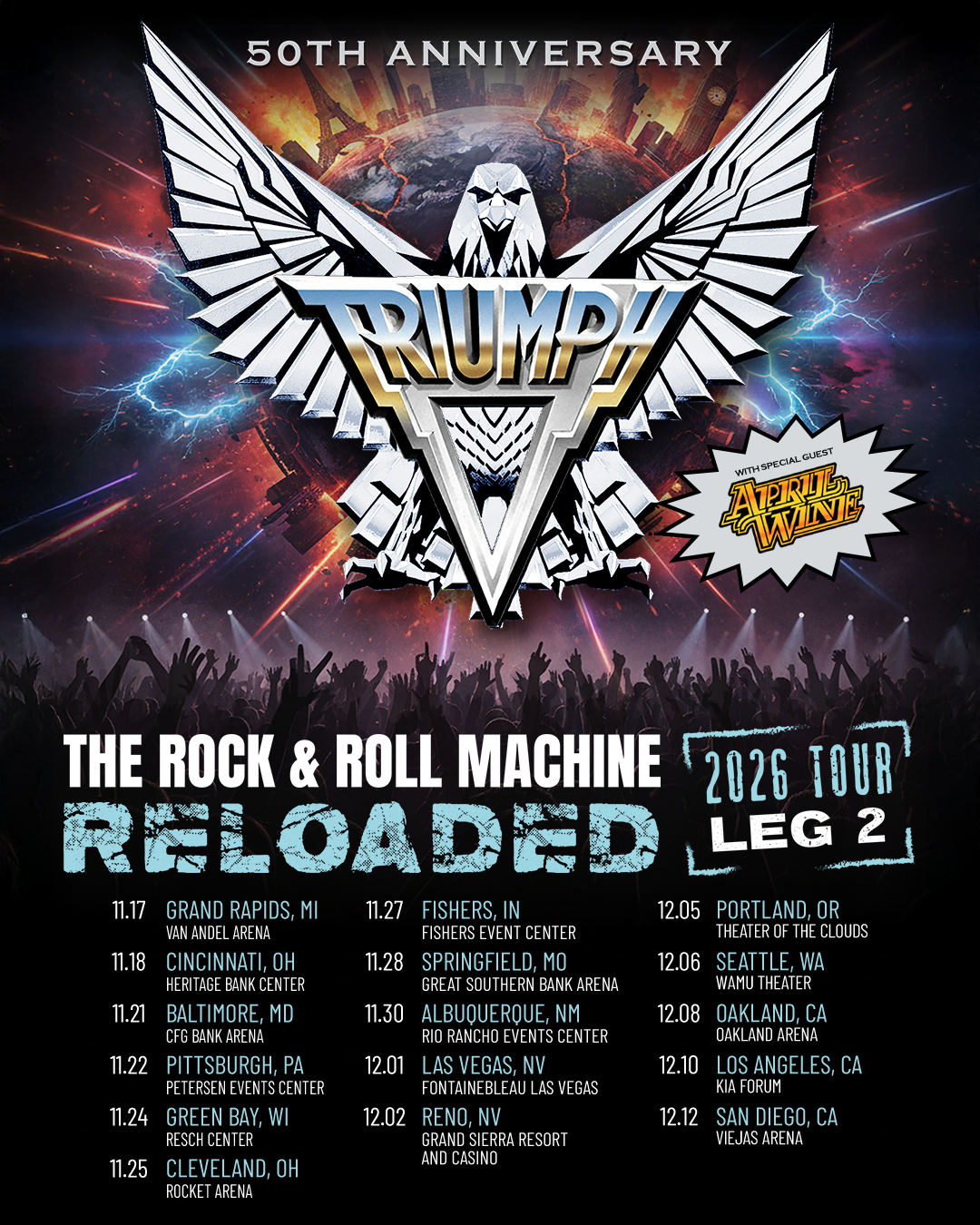 Triumph 2026 Tour Poster